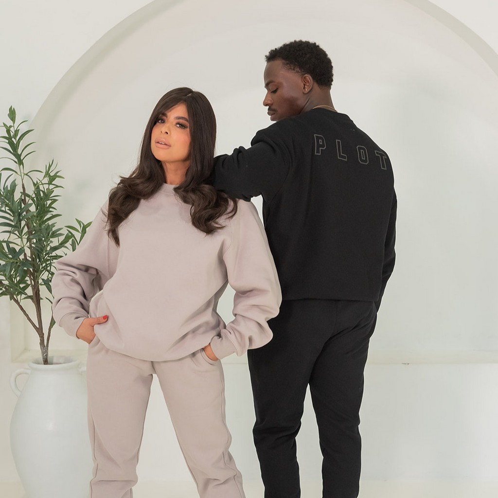 Alessia Oversized Jumper - Light Grey