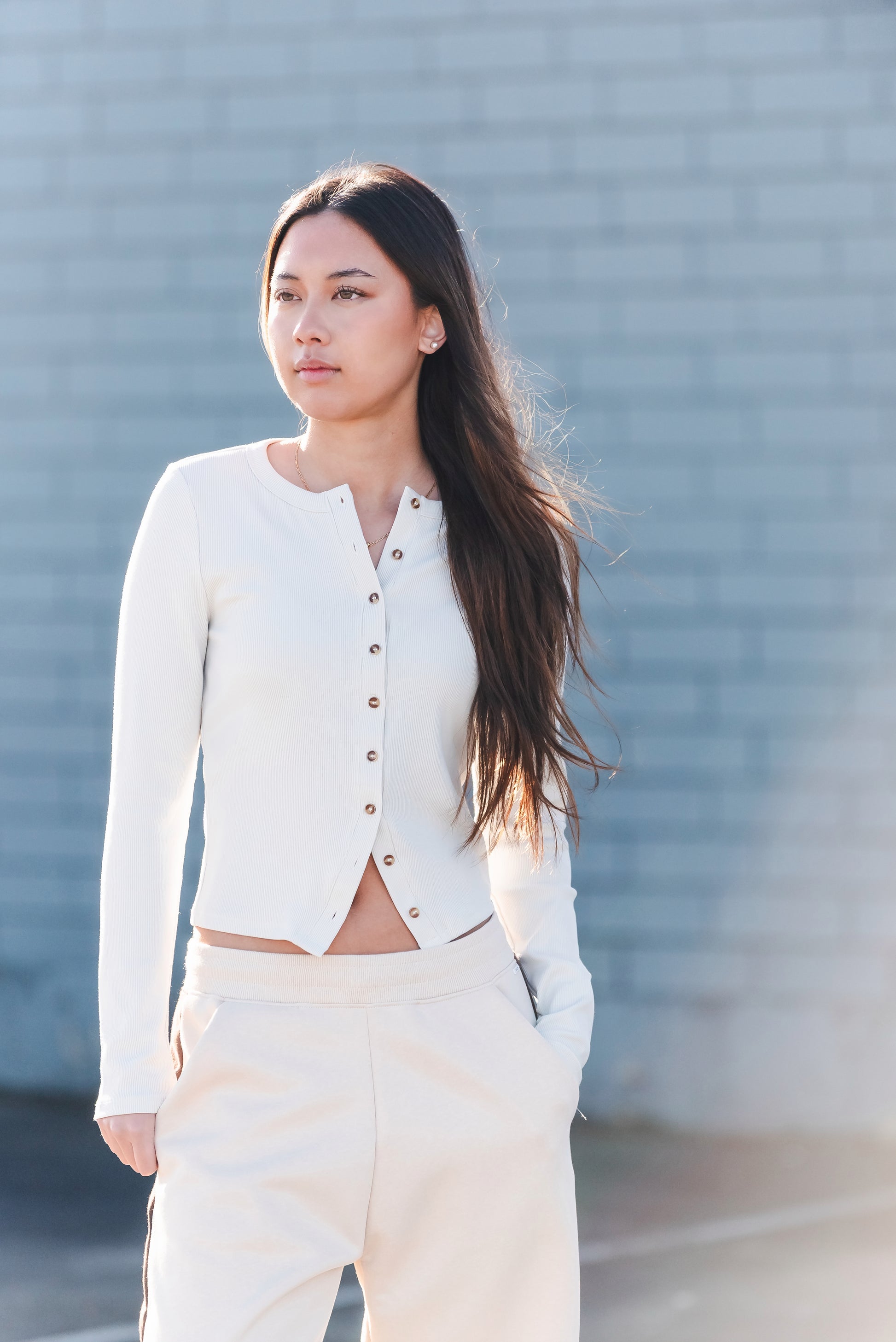 City Muse Button Up Long Sleeve