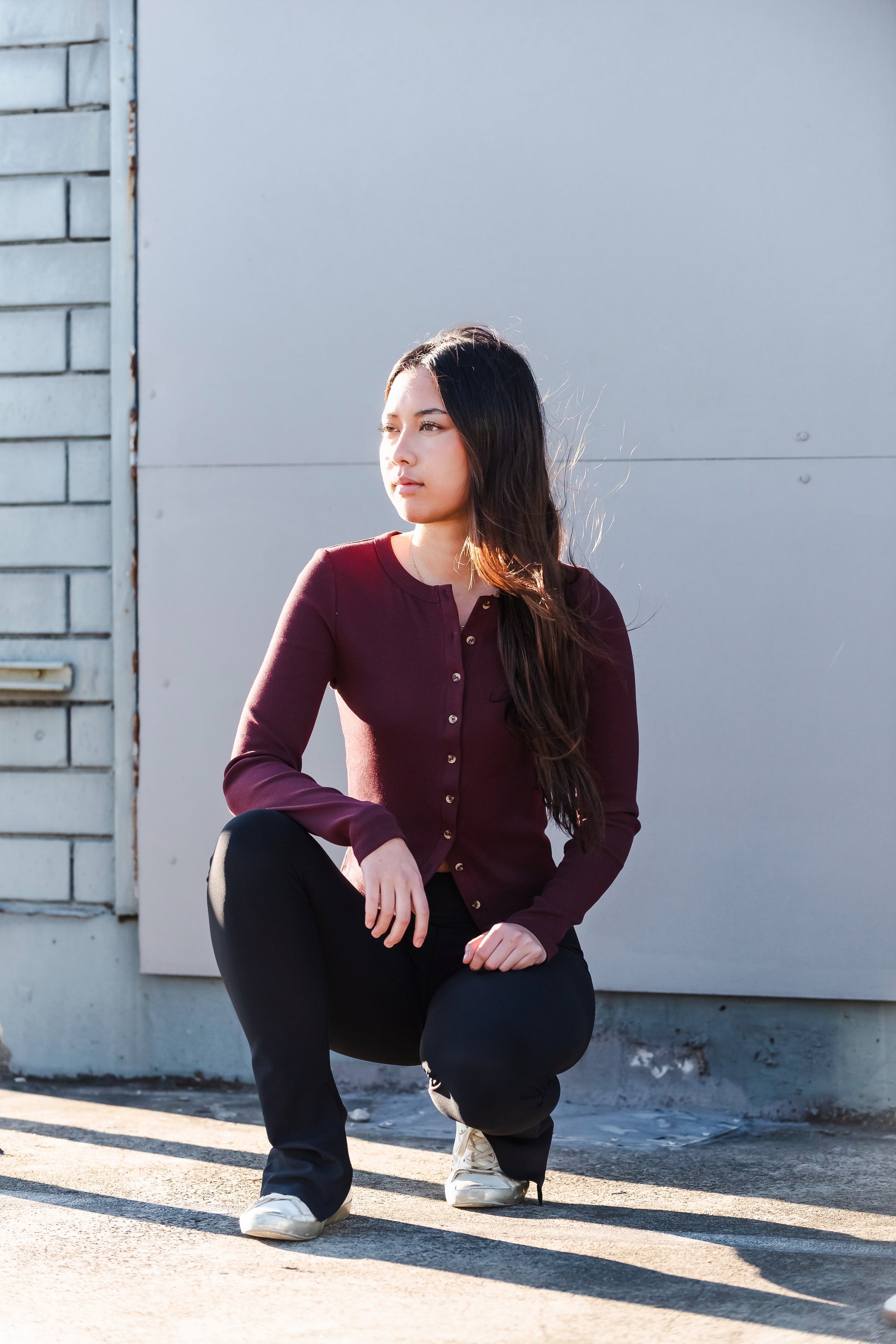 City Muse Button Up Long Sleeve