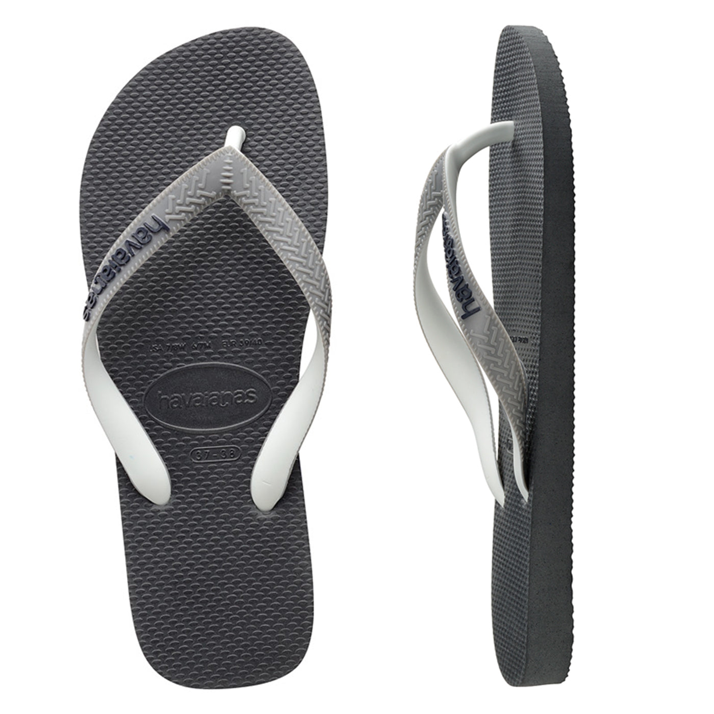 Top Mix Black/Steel Grey/Black Thongs